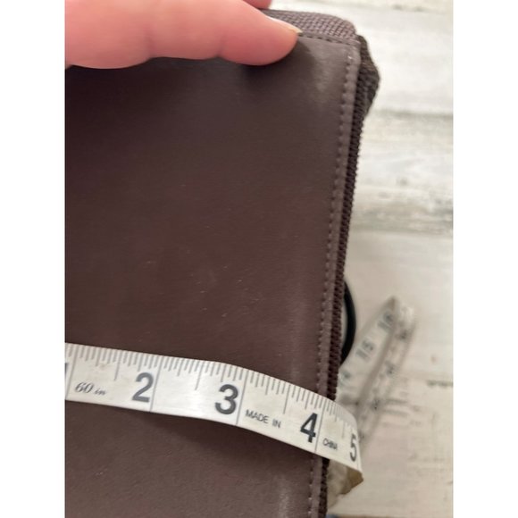 Nine West brown short handled zippered bag - Picture 8 of 9